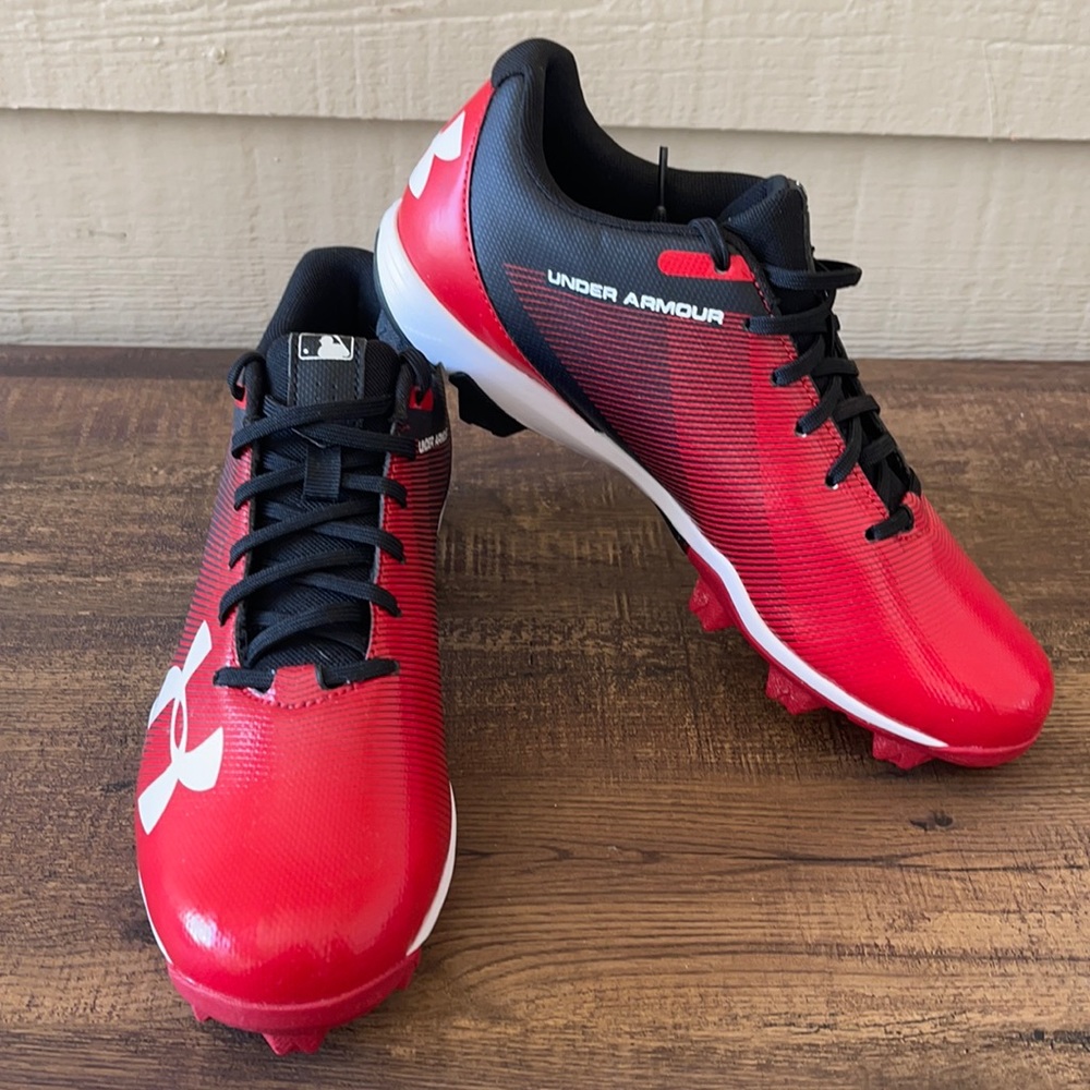 Under Armour Leadoff Low RM 'Red Black' Cleats